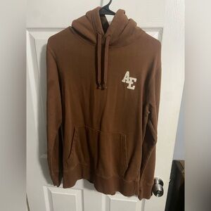 American Eagle Outfitters Men's Brown Hoodie